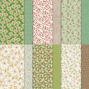 PAPIER DE LA SÉRIE DESIGN MARCHÉ DU POINSETTIA
