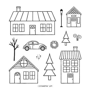 COMING HOME PHOTOPOLYMER STAMP SET