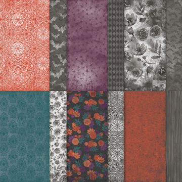 DESIGNERPAPIER MAGISCHE NACHT