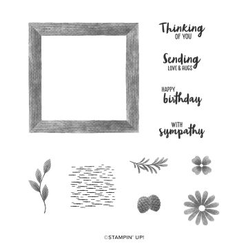 FRAMED FOR YOU CLING STAMP SET (ENGLISH)