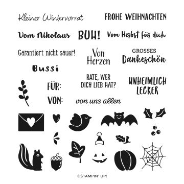 STEMPELSET KLARSICHT FÄHNCHEN-VIELFALT (DEUTSCH)