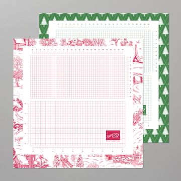 SEASONAL 2019 13" X 13" (33 X 33 CM) GRID PAPER