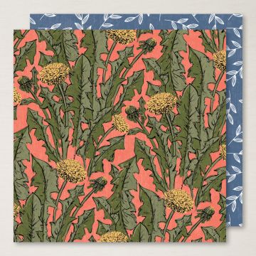 PAPIER DE LA SÉRIE DESIGN 6" X 6" (15,2 X 15,2 CM) JARDIN SAUVAGE