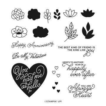 ALWAYS IN MY HEART PHOTOPOLYMER STAMP SET