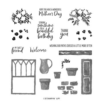 WELCOMING WINDOW PHOTOPOLYMER STAMP SET