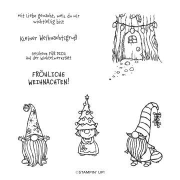 STEMPELSET ABLÖSBAR WICHTELWEIHNACHT (DEUTSCH)
