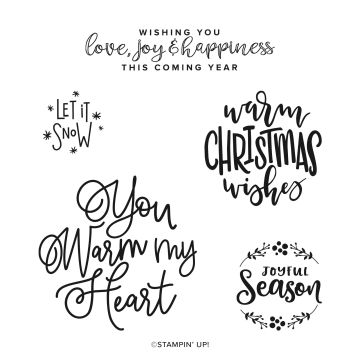 ENCIRCLED IN WARMTH CLING STAMP SET