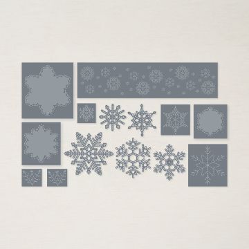 POINÇONS FLOCONS SURPIQUÉS