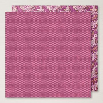 PAPIER DE LA SÉRIE DESIGN SPÉCIALITÉ 12" X 12" (30,5 X 30,5 CM) AUTOUR DES MÛRES