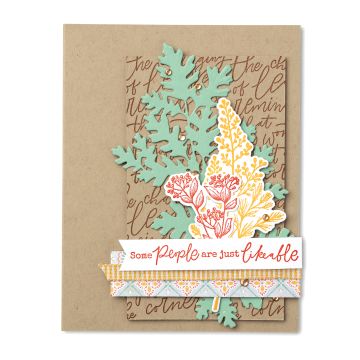 PAPIER DE LA SÉRIE DESIGN SPÉCIALITÉ 12" X 12" (30,5 X 30,5 CM) AUTOUR DES MÛRES