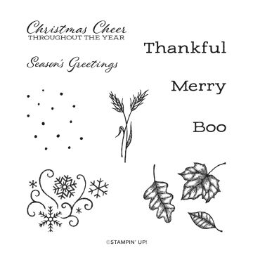 TIME OF GIVING CLING STAMP SET (ENGLISH)