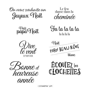 SET DE TAMPONS AMOVIBLES NOËL EN CHANSONS (FRANÇAIS)