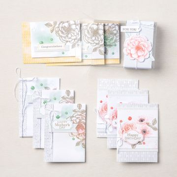 KIT DE CARTES SENTIMENTAL ROSE (ANGLAIS)