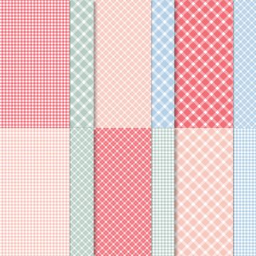 RUSTIEKE RUITEN-DESIGNPAPIER 6" X 6" (15,2 X 15,2 CM)