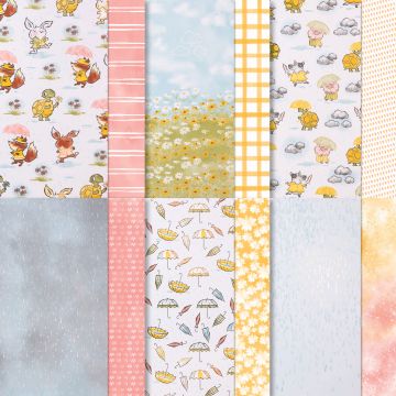 SPECIAAL DESIGNPAPIER WEER OF GEEN WEER 12" X 12" (30,5 X 30,5 CM)