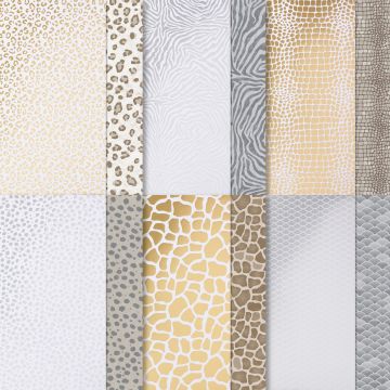 SPECIAAL DESIGNPAPIER BEESTACHTIG MOOI 12" X 12" (30,5 X 30,5 CM)