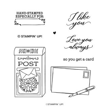 stamped with love photopolymer stamp set (english)