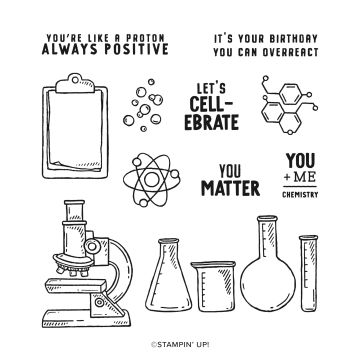 CLINGSTEMPELSET IT'S A SCIENCE (ENGELS)