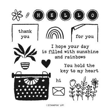 Just My Type Stamp Set by Stampin' Up!