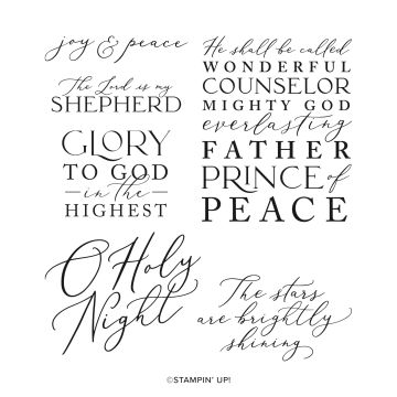 NIGHT DIVINE CLING STAMP SET (ENGLISH)