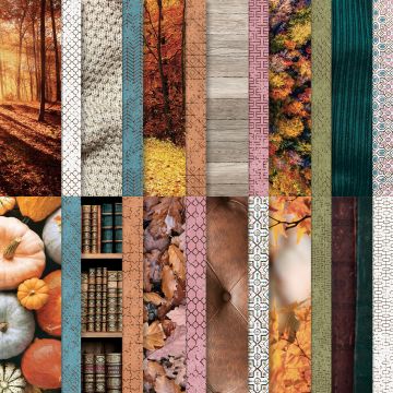 SPECIAAL DESIGNPAPIER HET IS HERFST 6" X 6" (15,2 X 15,2 CM)
