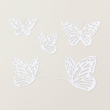 PAPILLONS DÉCORATIFS EN PAPIER