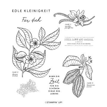 STEMPELSET ABLÖSBAR FEIN UND LIEBLICH (DEUTSCH)