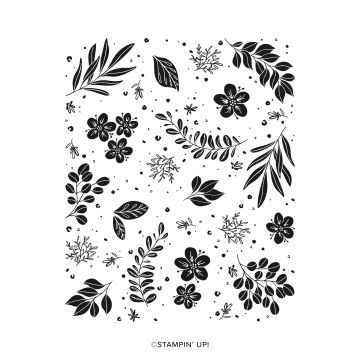 BOTANICAL BEAUTY CLING STAMP SET