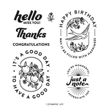 Filled with Happiness Stamp Set by Stampin' Up!