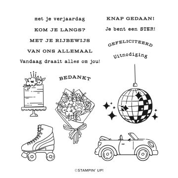 FOTOPOLYMEERSTEMPELSET BLITSE BOOGJESWENSEN (NEDERLANDS)