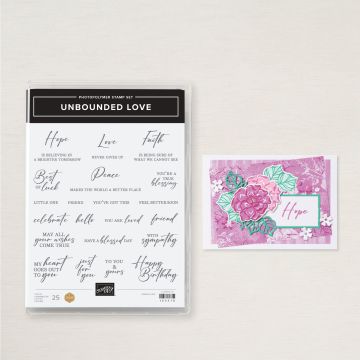 UNBOUNDED LOVE PHOTOPOLYMER STAMP SET (ENGLISH)