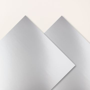 SILVER 12" X 12" (30.5 X 30.5 CM) FOIL SHEETS