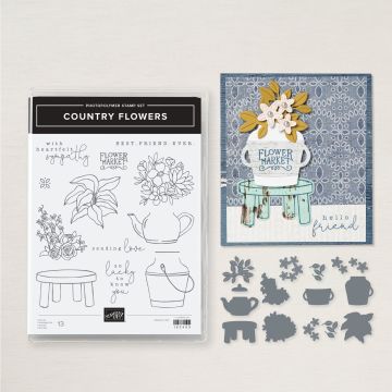 COUNTRY FLOWERS-PRODUCTPAKKET (ENGELS)