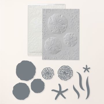 SEASIDE WISHES HYBRID EMBOSSING FOLDER