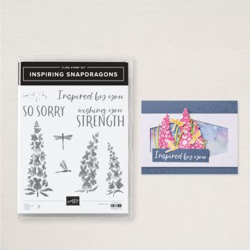 INSPIRING SNAPDRAGONS CLING STAMP SET (ENGLISH)