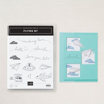 FLYING BY PHOTOPOLYMER STAMP SET (ENGLISH)
