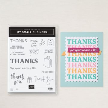 MY SMALL BUSINESS PHOTOPOLYMER STAMP SET (ENGLISH)