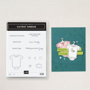 CUTEST ONESIE PHOTOPOLYMER STAMP SET (ENGLISH)