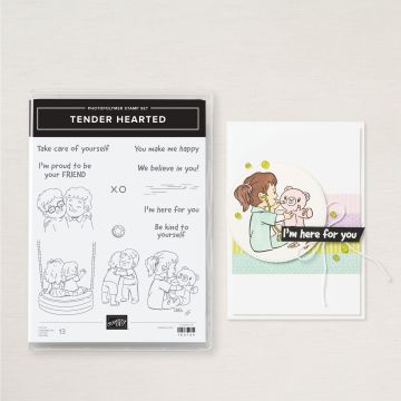 TENDER HEARTED PHOTOPOLYMER STAMP SET (ENGLISH)