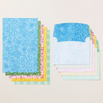 CARTES ET ENVELOPPES À COMBINER PRINTEMPS ENSOLEILLÉS