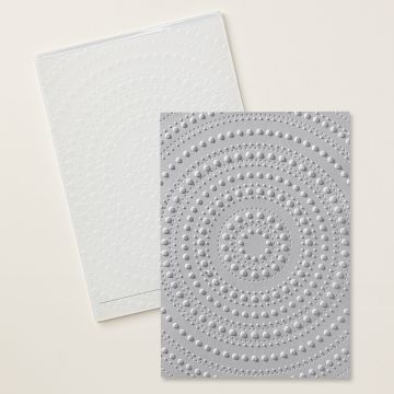 DOTTED CIRCLES 3D EMBOSSING FOLDER
