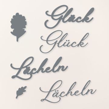 STANZFORMEN FLORALES LÄCHELN (DEUTSCH)