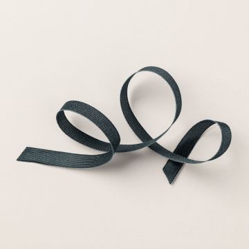 SECRET SEA 3/8" (1 CM) FAUX LINEN RIBBON