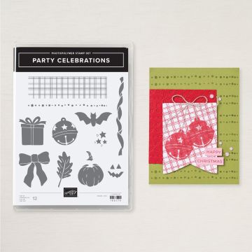 PARTY CELEBRATIONS PHOTOPOLYMER STAMP SET
