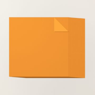 FARBKARTON-DUO 12" X 12" (30,5 X 30,5 CM) IN KÜRBISGELB