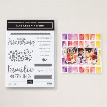 DAS LEBEN FEIERN PHOTOPOLYMER STAMP SET (GERMAN)