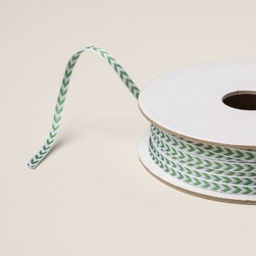 ribbon for card making craft and bows green chevron ribbon