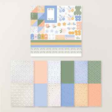 BLOOM BOUTIQUE SPECIALTY DESIGNER SERIES PAPER & STICKER SHEET (ENGLISH)