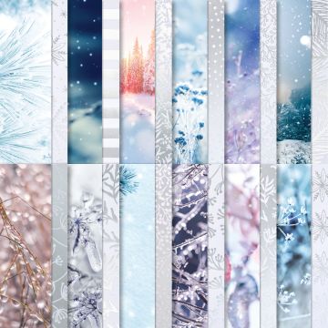 stampin up feels like frost papers