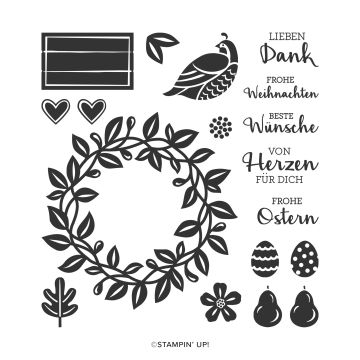 STEMPELSET KLARSICHT KREATIVE KRÄNZE (DEUTSCH)